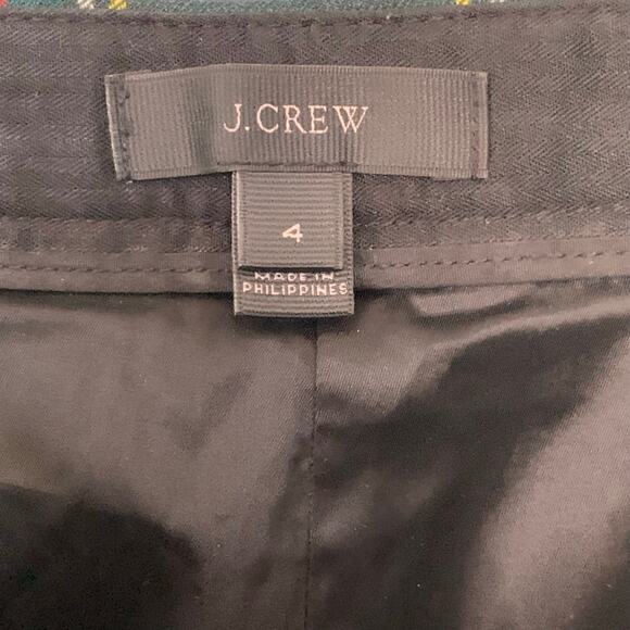 J. Crew Martie Stewart Plaid Stretch Wool Pants Size 4 - Picture 8 of 9